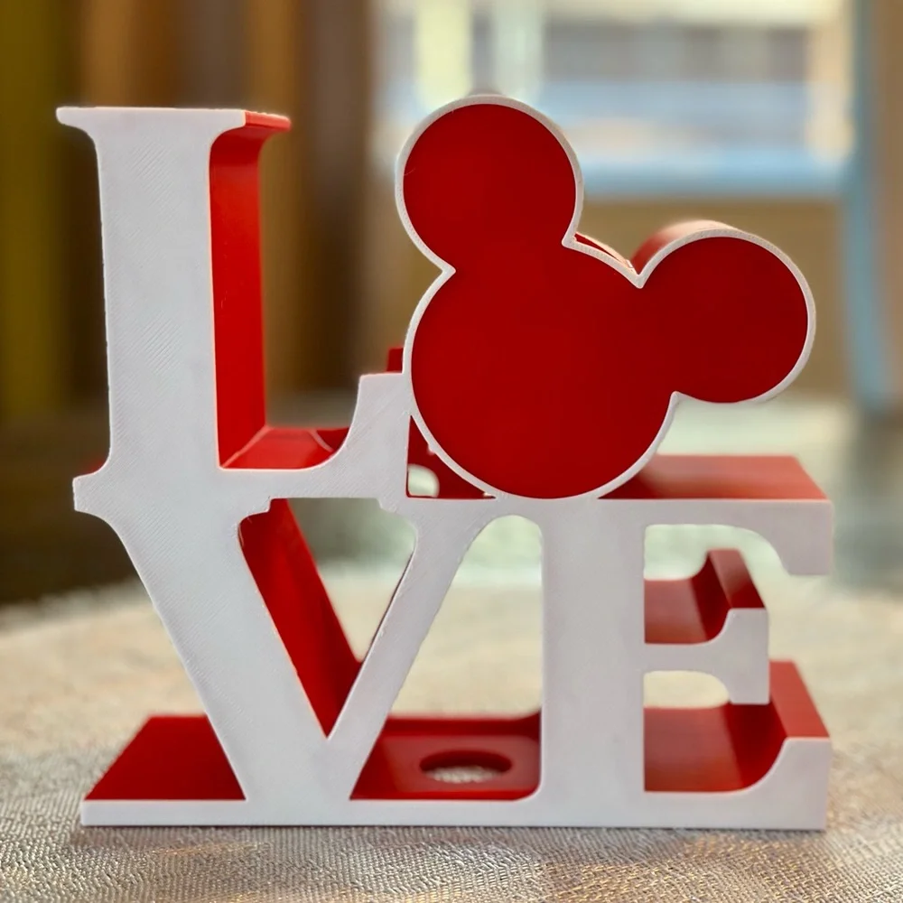 Disney Mickey Mouse LOVE Soap Holder for Bath and Body Works Foaming Soap - Picture 2 of 4